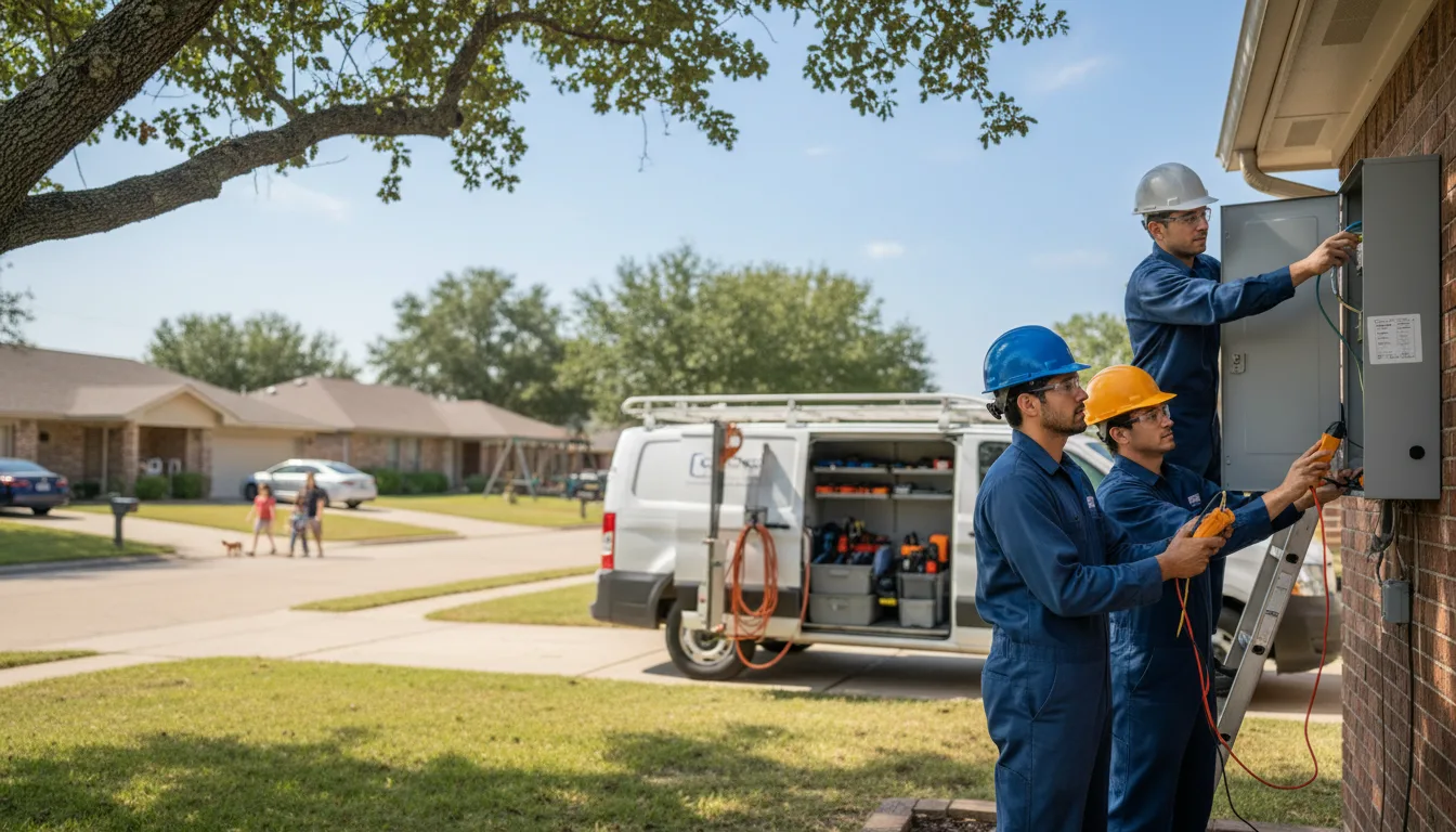 Certified electrician providing emergency electrical services in Harford, PA